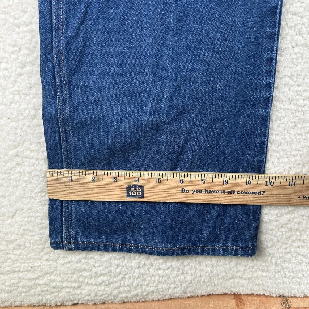Vintage Wrangler Jeans Mens 42x36 Bootcut Cowboy Scovill Zipper USA 82611NV 70s